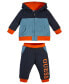 Фото #1 товара Костюм Guess Baby Boys French Terry Hoodie and Joggers
