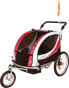 Фото #1 товара Guto Przyczepka rowerowa Guto Deluxe 2w1 red/light gray