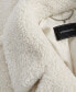 ფოტო #6 პროდუქტის Women's Notched-Collar Teddy Coat