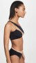 Norma Kamali 297801 Women's Standard Bikini Top, Black/Nude mesh, X-Small
