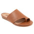 Фото #2 товара Softwalk Corsica S2002-215 Womens Brown Leather Slip On Slides Sandals Shoes 11