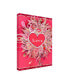 Фото #2 товара David Galchutt Love Pink Heart Canvas Art - 15.5" x 21"