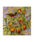 Фото #1 товара Marcia Matcham Painted Bunting and Peaches Canvas Art - 27" x 33"