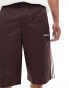 adidas Original 80s 11 inch bermuda shorts in shadow brown