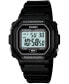 Men's Digital Black Resin Strap Watch 42.4mm