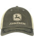 Фото #2 товара Men's Olive John Deere Classic Oil Skin Trucker Adjustable Hat