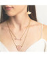 Фото #2 товара Sanctuary Project by Rose Quartz Triangle Statement Pendant Necklace Light Pink