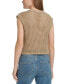 Фото #1 товара Petite Cotton Open-Stitch Sleeveless Sweater