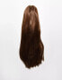 Фото #2 товара Lullabellz The Yasmine Sleek and Straight Lace Front Wig - Chestnut Brown