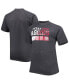 ფოტო #3 პროდუქტის Men's Charcoal Texas A&M Aggies Big and Tall Raglan T-Shirt