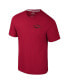 Men's Cardinal Arkansas Razorbacks Logo Lockup 2-Hit Active Blend T-Shirt