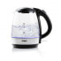 Фото #3 товара Электрический чайник Domo Elektro DO9218WK - 1.2 л - 2200 Вт - Черный - Серебристый - Стекло - Нержавеющая сталь - Индикатор уровня воды - Фильтр