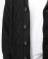 ფოტო #5 პროდუქტის Men's Shawl Collar Cable Knit Cardigan