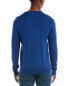 Фото #2 товара Quincy Wool V-Neck Sweater Men's Blue S