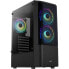 Aerocool Quantum v3 Midi-Tower, RGB, Tempered Glass - schwarz - фото #1