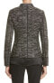 Фото #3 товара Lafayette 148 New York 161548 Women's Meryl Zip Front Jacket Black/Multi Sz. 6