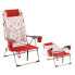 Фото #1 товара Пляжный стул Красный 108 x 47 x 30 cm