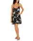 ფოტო #1 პროდუქტის Juniors' Capri Sleeveless Mini Dress