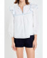 Фото #1 товара Women's Contrast Embroidery Top