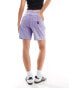 Santa Cruz boyfriend fit denim shorts in purple acid wash