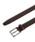 ფოტო #4 პროდუქტის Men's Stitch Detail Leather Belt