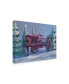 Фото #2 товара Marnie Bourque Farmall Fresh Snow Canvas Art - 15" x 20"