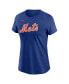 Фото #3 товара Women's Justin Verlander Royal New York Mets 2023 Name and Number T-shirt