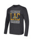 Фото #3 товара Men's NFL x Darius Rucker Collection by Heathered Charcoal Los Angeles Chargers Long Sleeve T-shirt