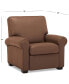 Фото #42 товара Orid 36" Leather Roll Arm Pushback Recliner, Created for Macy's