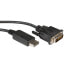 Фото #2 товара ROLINE DisplayPort Cable - DP M - DVI M 1 m - 1 m - DVI-D - DisplayPort - Male - Male - Black