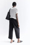 Фото #4 товара Wide-leg Linen-blend Pants