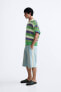 Bermuda jorts with crochet stripes - limited edition