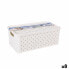 Фото #1 товара Контейнер для хранения с крышкой Tontarelli Arianna Пластик Белый 4 L 29 x 16,6 x 11,2 cm (8 штук)