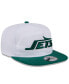 Фото #3 товара Men's White/Green New York Jets 2024 NFL Training Camp Golfer Snapback Hat