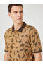 Фото #3 товара Футболка Koton Palm Tree Printed Slim Fit