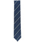ფოტო #2 პროდუქტის Men's Desmet Striped Slim Tie, Created for Macy's