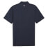 Фото #2 товара Puma Pique Gingham Solid Short Sleeve Polo Shirt Mens Blue Casual 62464902