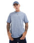 Фото #1 товара Superdry Over-dyed slub marl t-shirt in blue fog