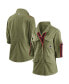 Фото #2 товара Women's Olive New England Patriots Full-Zip Utility Jacket