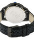 Women's Swiss Quartz Siena Black Leather Watch 38mm