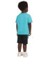 ფოტო #2 პროდუქტის Toddler Boys Logo Graphic T-Shirt & Shorts, 2 Piece Set