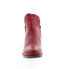 Фото #6 товара Miz Mooz Jet Womens Red Leather Zipper Ankle & Booties Boots