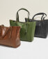 ფოტო #14 პროდუქტის Carlie Leather Tote Bag