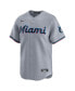 ფოტო #2 პროდუქტის Nike Men's Jazz Chisholm Jr. Gray Miami Marlins Road Limited Player Jersey