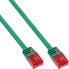 Фото #2 товара InLine Flat Ultraslim Patch Cable U/UTP Cat.6 Gigabit ready green 3m