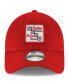 ფოტო #3 პროდუქტის Men's Scarlet Wood Brothers Racing Enzyme Washed 9Twenty Adjustable Hat