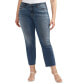 Фото #1 товара Plus Size Most Wanted Straight-Leg Ankle Jeans