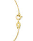 ფოტო #3 პროდუქტის Cultured Freshwater Pearl (8mm) & Cubic Zirconia 18" Pendant Necklace in 14k Two-Tone Gold-Plated Sterling Silver