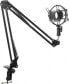 Фото #7 товара Микрофон Speedlink SL-800011-BK - настольный микрофонный стенд - настольное крепление - черный - 15 см - 14,8 см - 9,5 см