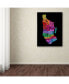 Фото #3 товара Michael Tompsett 'Manhattan Text Map 2' Canvas Art - 14" x 19"